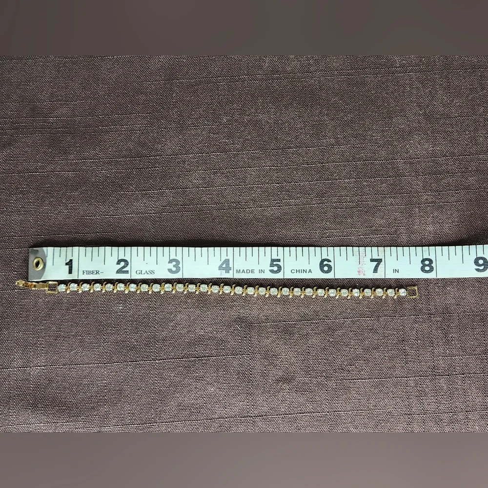 Genuine Crystal Tennis Bracelet